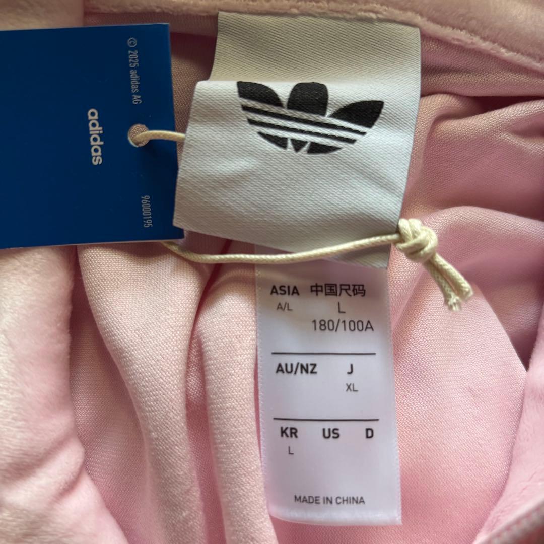 新品XL⭐️adidas × Snidel 別注 ベロア トラックトップ ピンク
