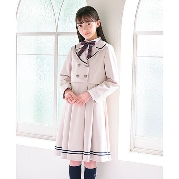 mezzo pianoJr.セーラーショートジャケット&ジャンパースカートセット