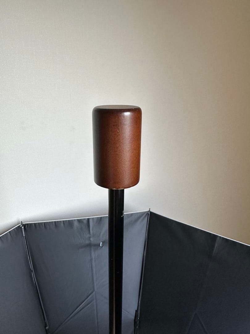 サンバリア100 2段折　moku 大判　グレー　完全遮光