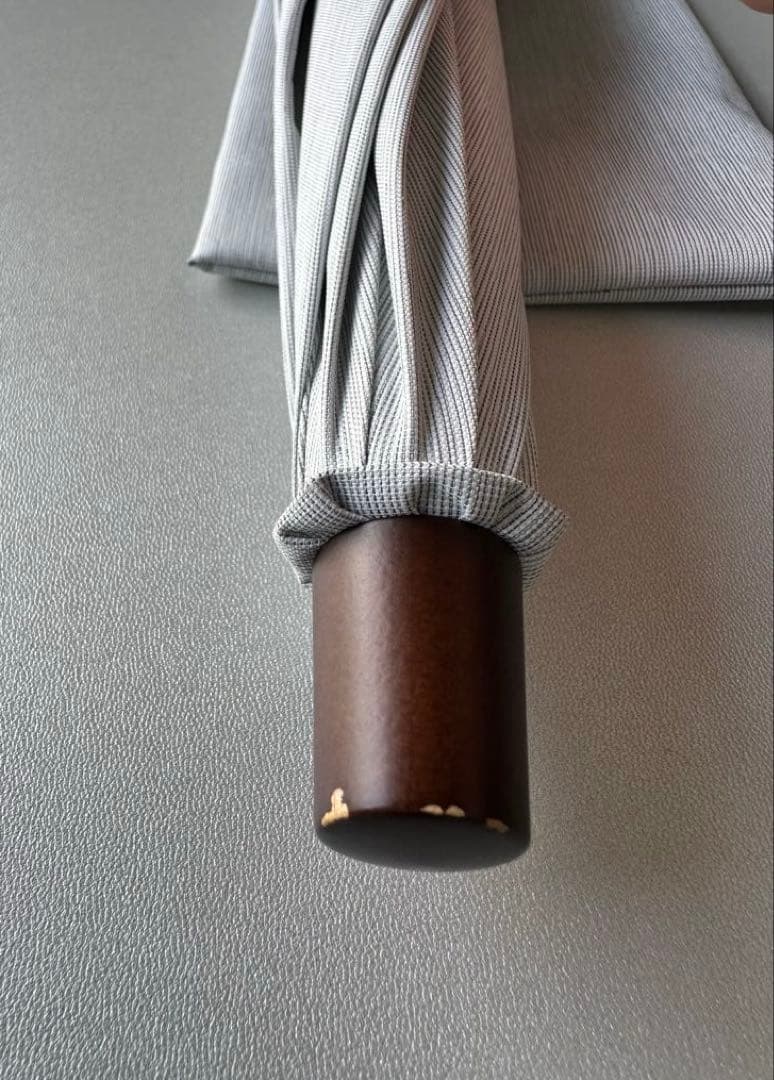 サンバリア100 2段折　moku 大判　グレー　完全遮光