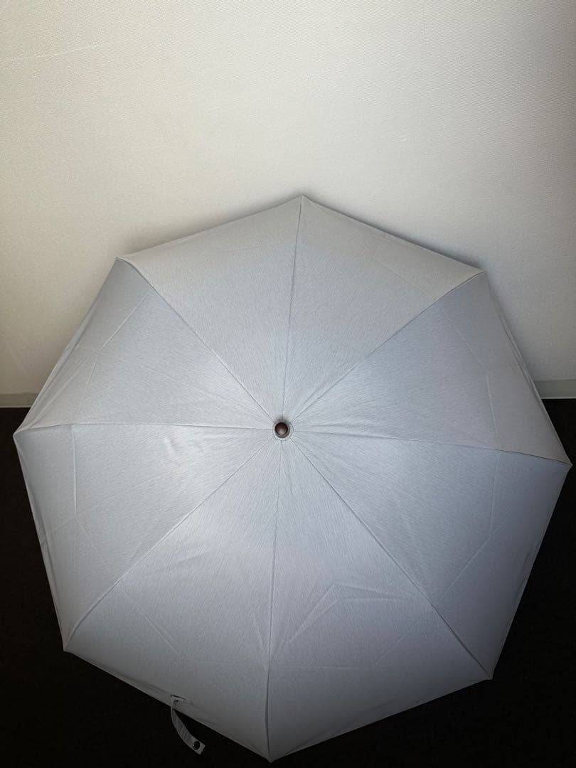 サンバリア100 2段折　moku 大判　グレー　完全遮光