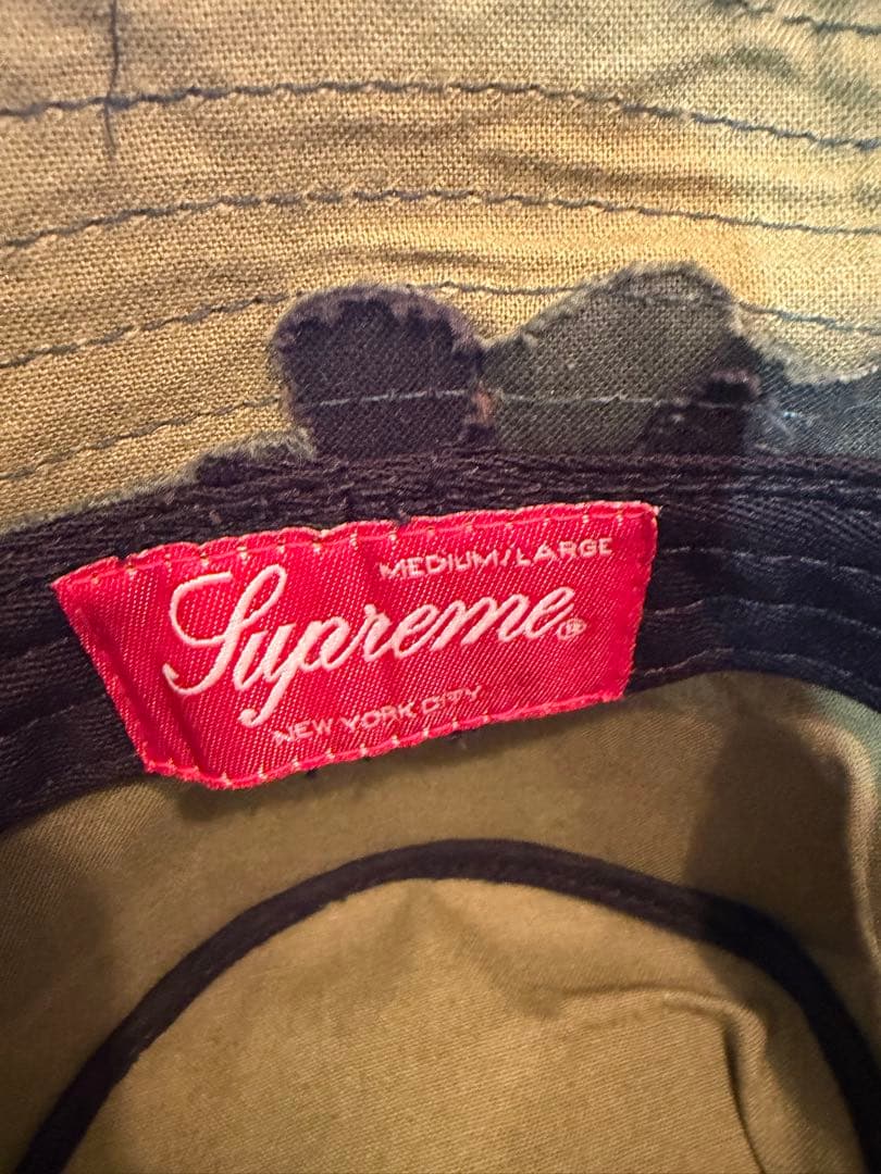 帽子 Supreme Layered Camo Crusher M/L