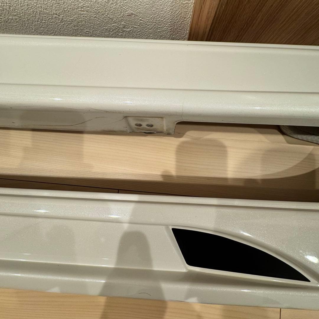 生産終了品 レア プリウス α ケンスタイル サイド ステップ エアロ 左右