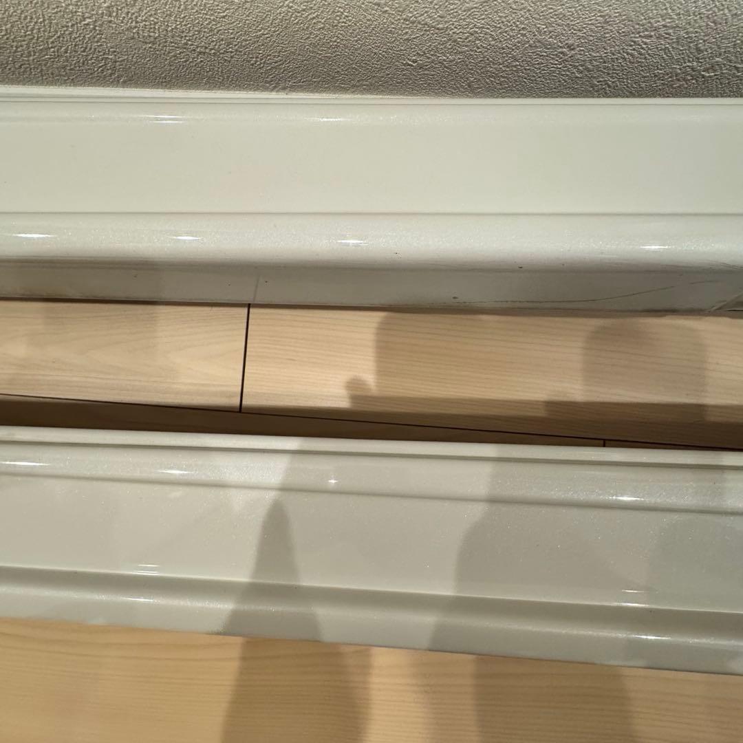 生産終了品 レア プリウス α ケンスタイル サイド ステップ エアロ 左右