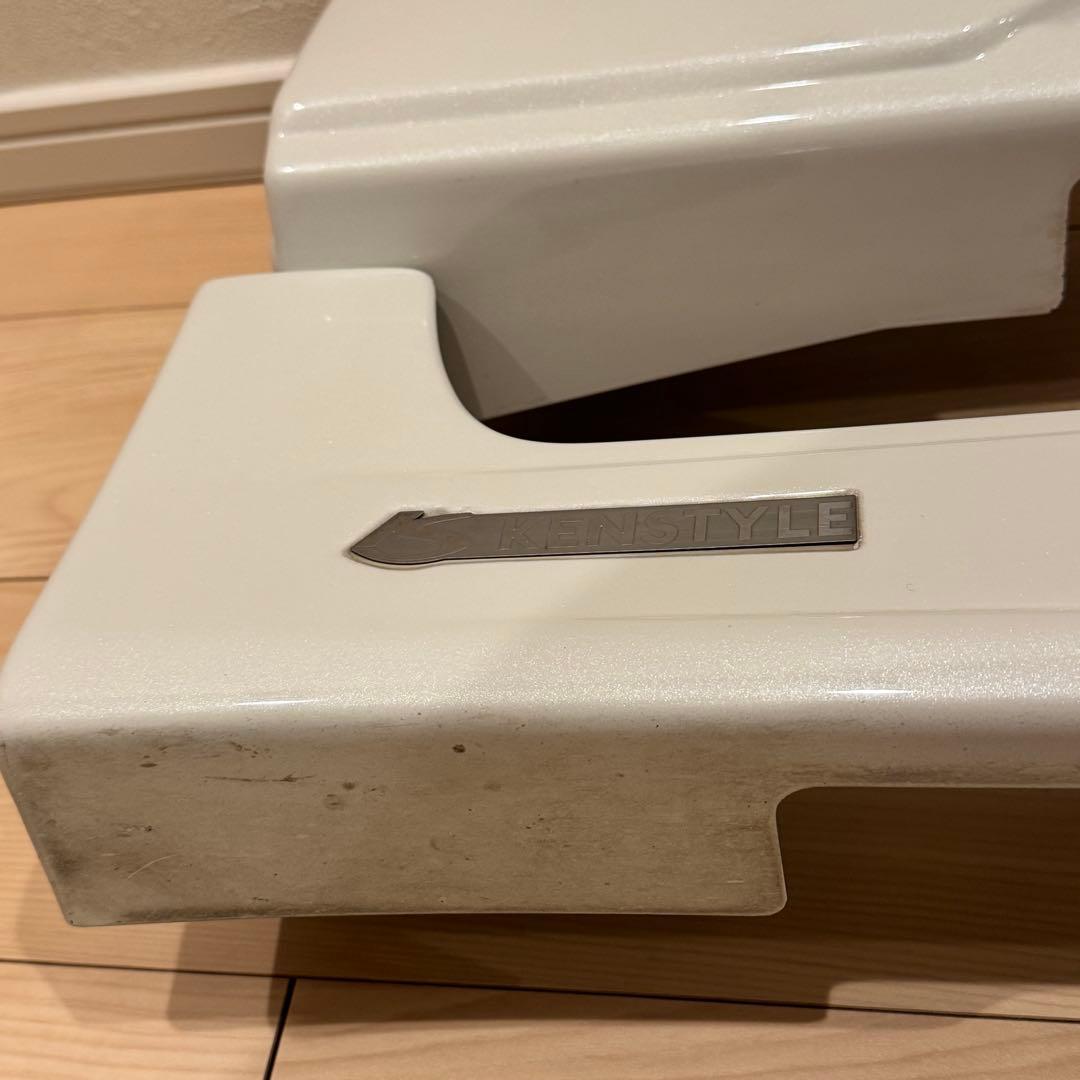 生産終了品 レア プリウス α ケンスタイル サイド ステップ エアロ 左右