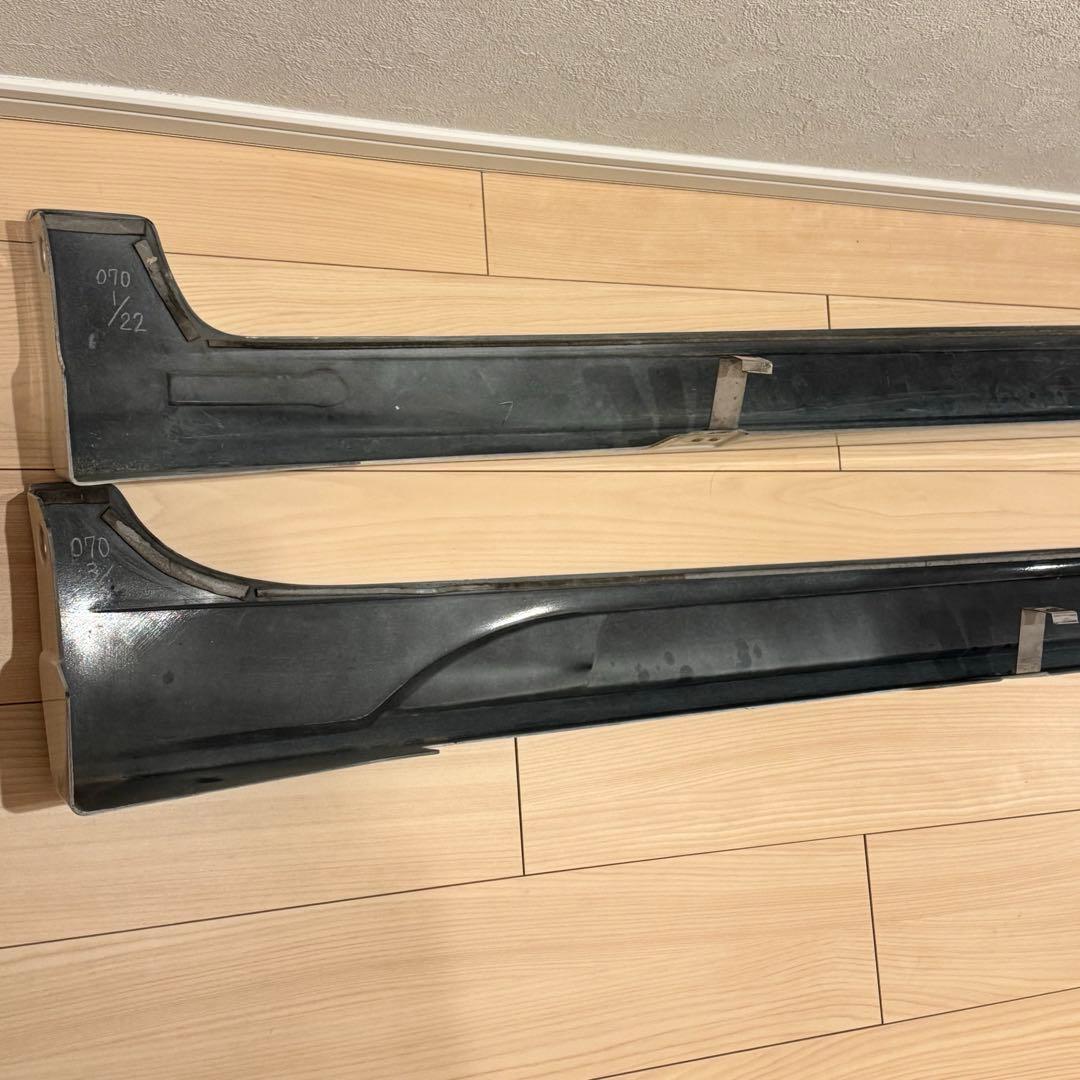 生産終了品 レア プリウス α ケンスタイル サイド ステップ エアロ 左右