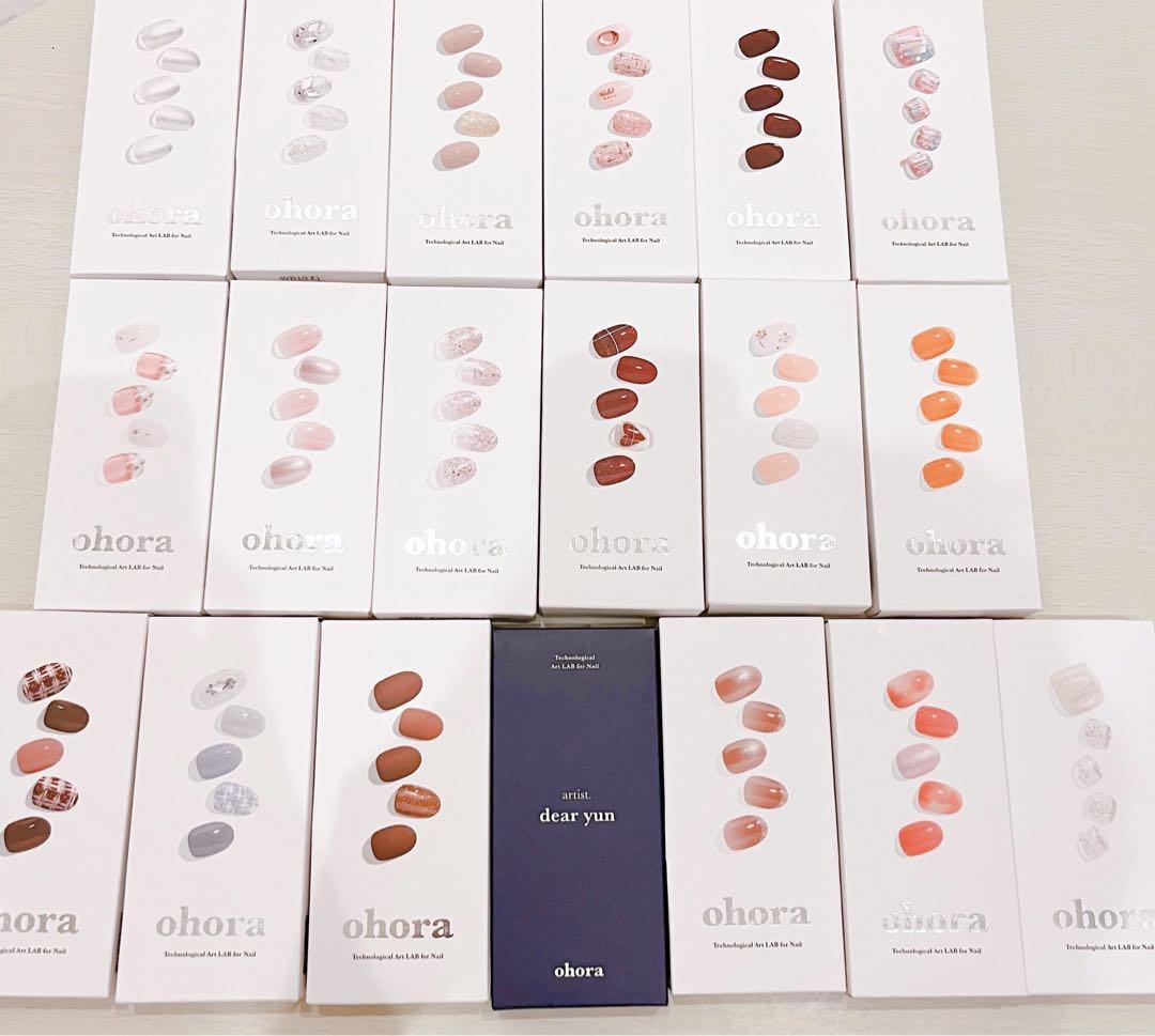 ohora 未使用&使用済 ネイルシールセット