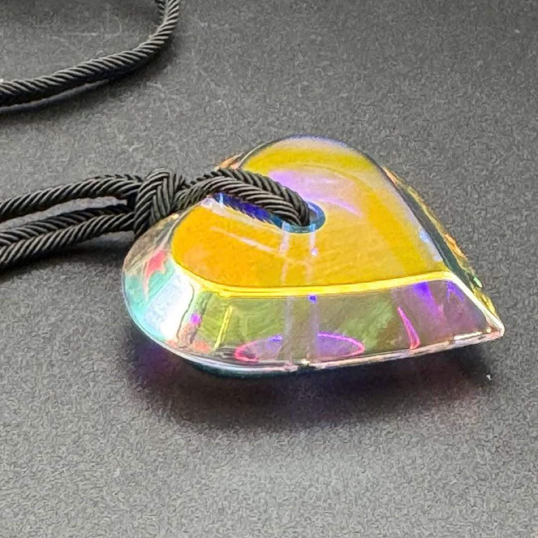 箱付き　Baccarat バカラ　イリゼ　ハート　ネックレス　美品　希少カラー