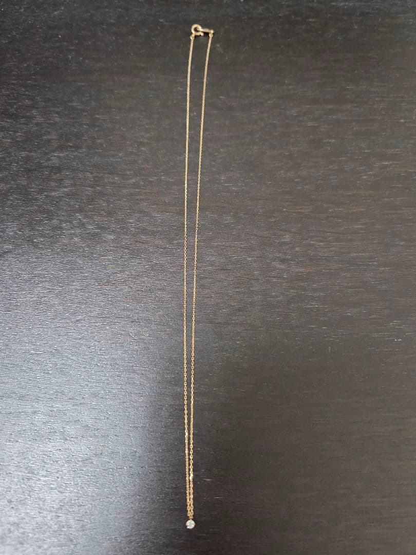 ete　K10　ダイヤモンド ネックレス