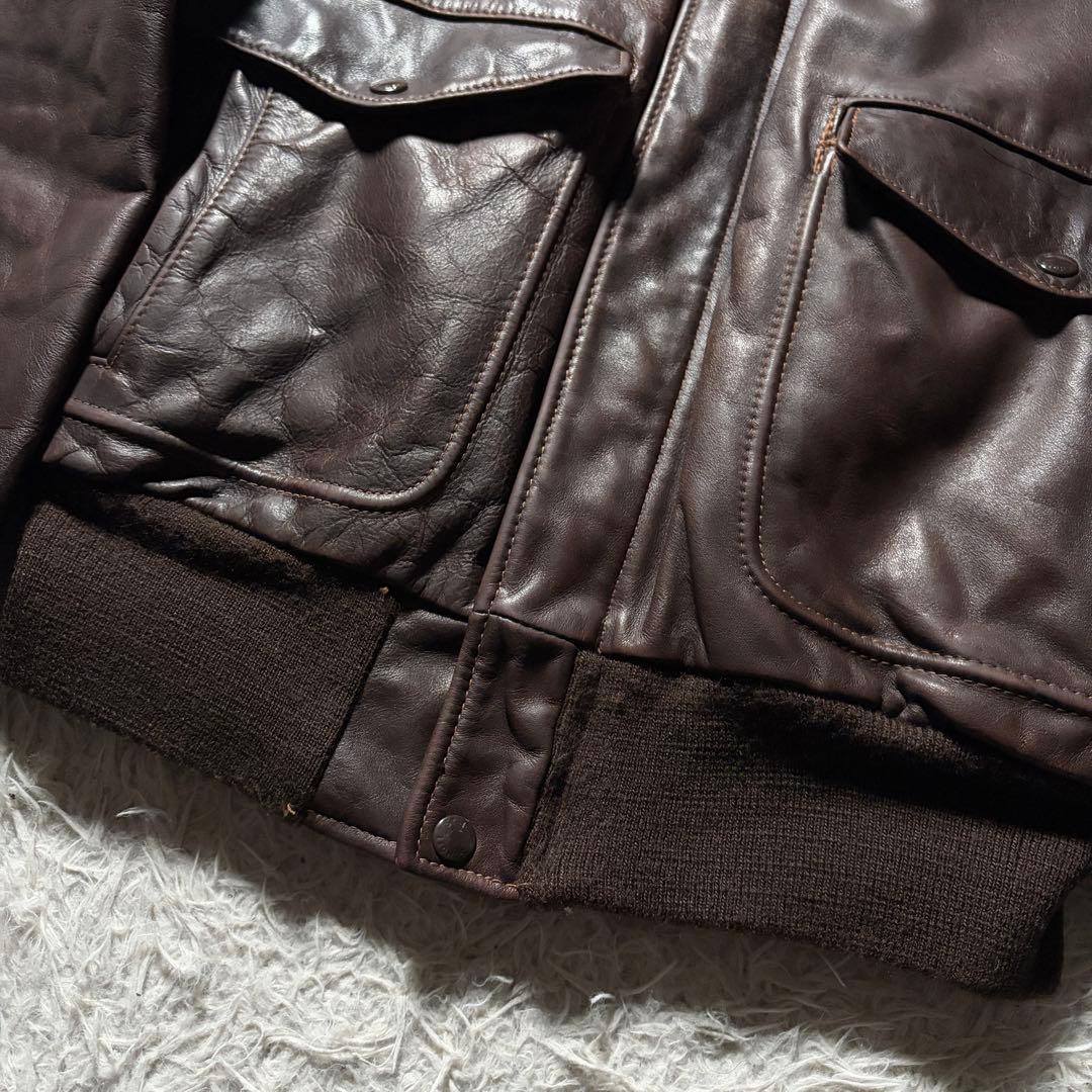 希少/40サイズ■✨schott フライトジャケット　G-1 ブラウン　USA製