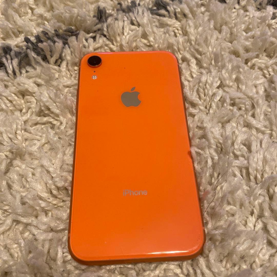 値下げ❗️iPhone XR オレンジ　64GB SIMフリー　初期化済み