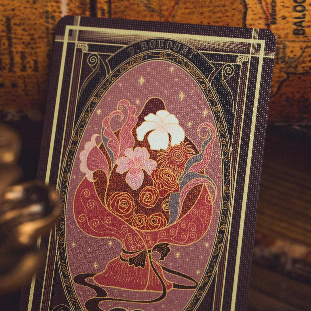 【正規品ルノルマンカード】ヴィンテージ＆エレガンスな夜会を描く美麗デッキ