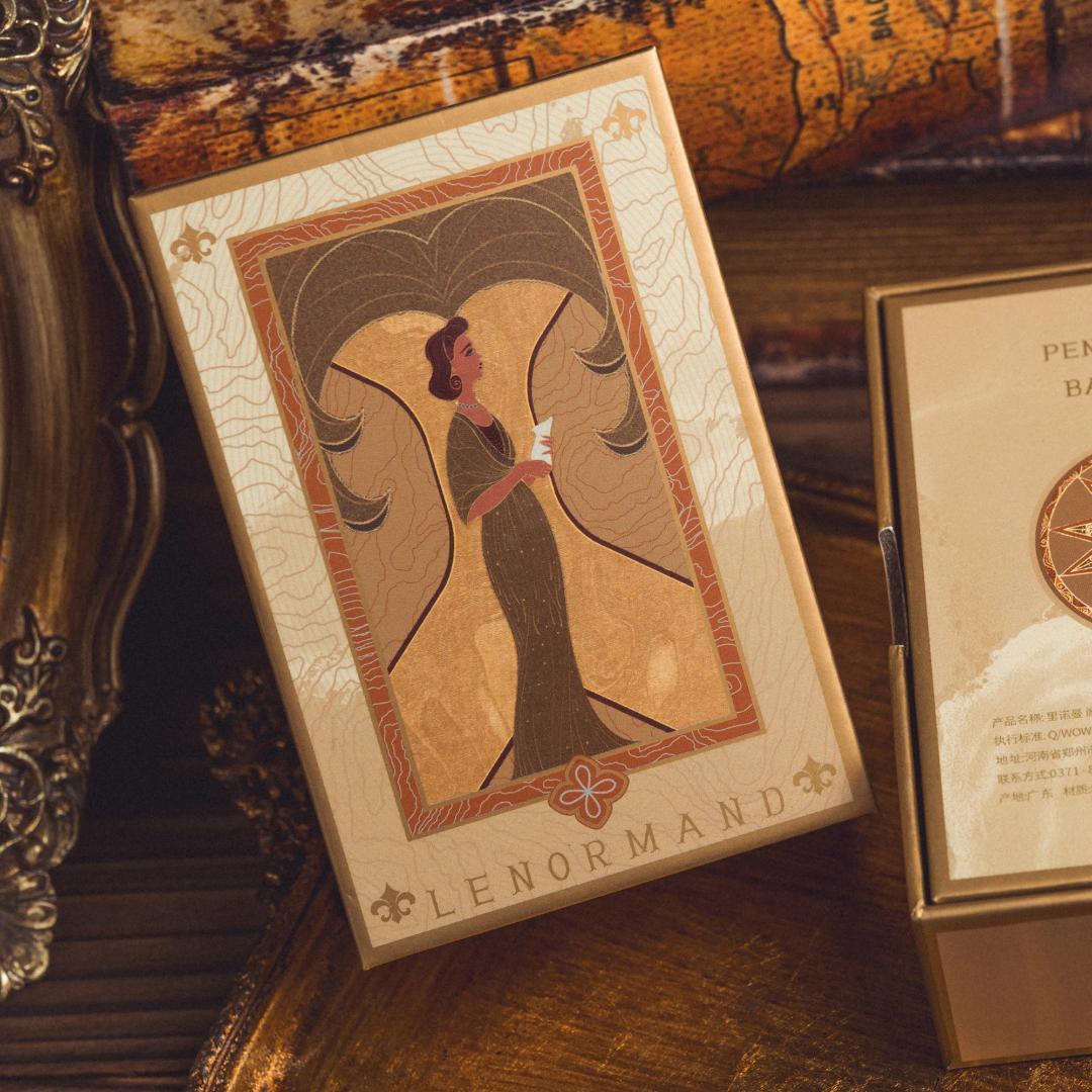 【正規品ルノルマンカード】ヴィンテージ＆エレガンスな夜会を描く美麗デッキ