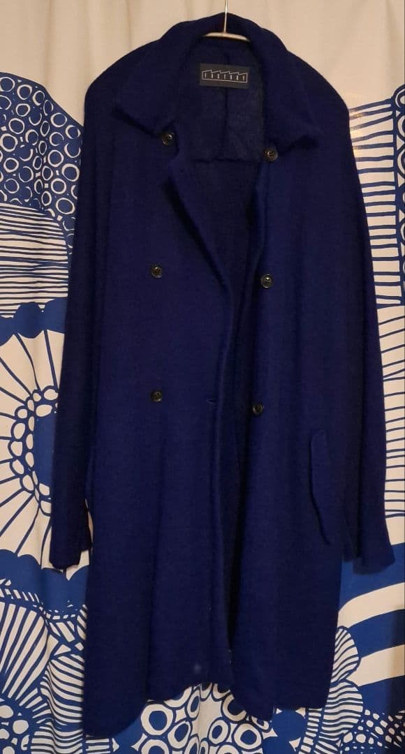 FACTORY　ファクトリー　足利　ウール ダブル コート ブルー