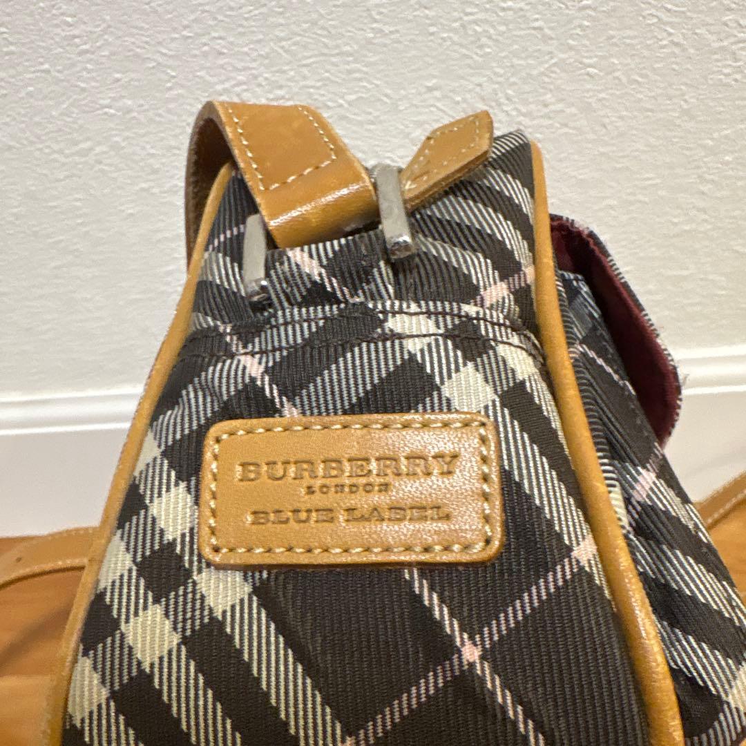 BURBERRY BLUE LABEL チェック柄ショルダーバッグ