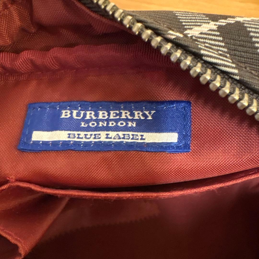 BURBERRY BLUE LABEL チェック柄ショルダーバッグ