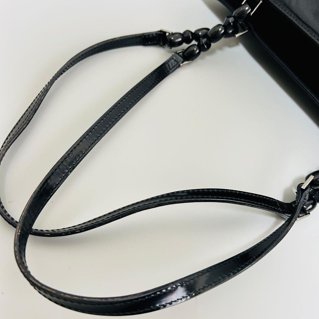 Dior クリスチャンディオール マリスパール トートバッグブラック系