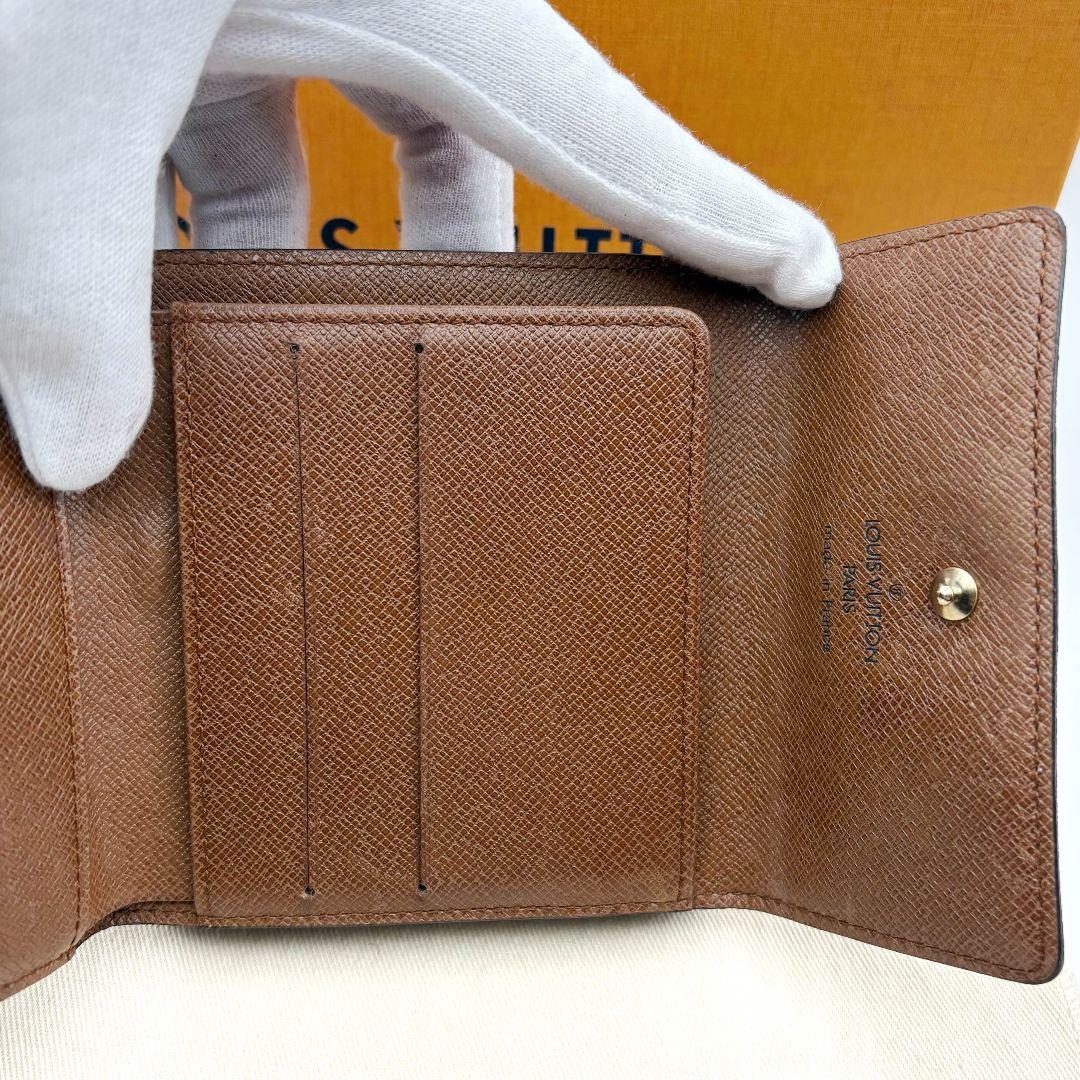 【美品】ルイヴィトン ポルト モネビエ カルトクレディ Wホック 折り財布