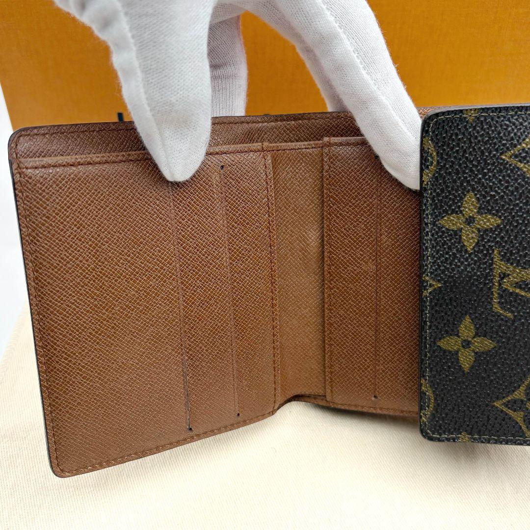 【美品】ルイヴィトン ポルト モネビエ カルトクレディ Wホック 折り財布