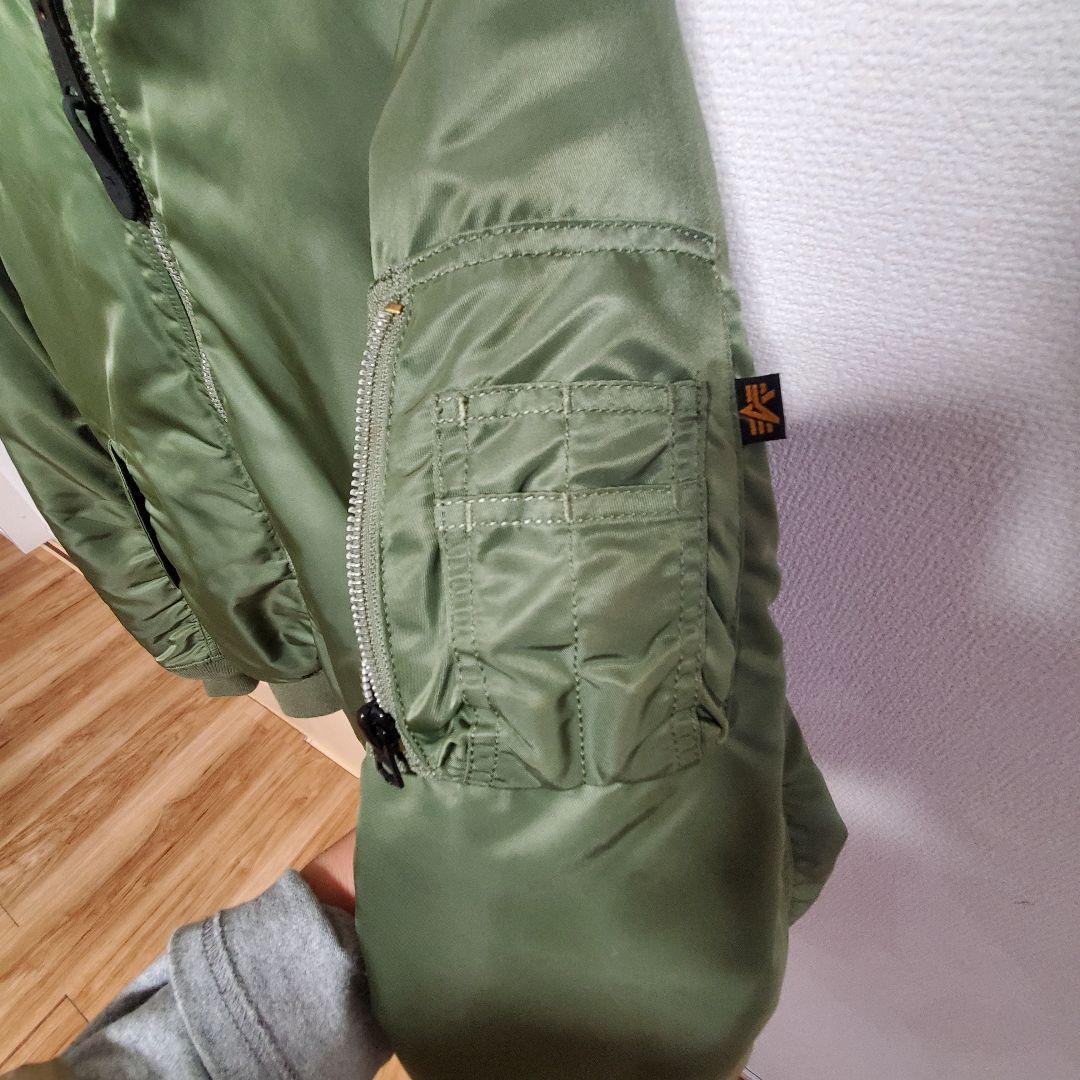 Alpha Industries MA-1ジャケット Mサイズ定番グリ