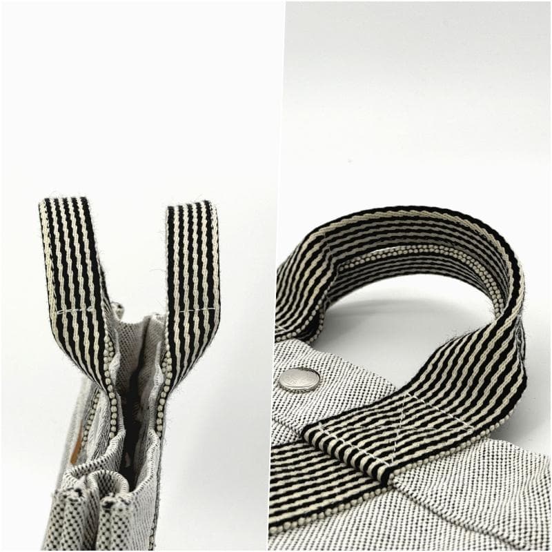 エルメス　ニューフールトゥ PM　トートバッグ　キャンバス　グレー系 【廃盤】