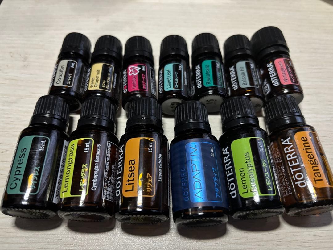 doTERRA エッセンシャルオイルセット 15ml 5ml 13本
