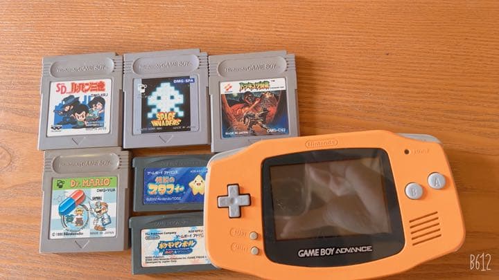 ゲームボーイアドバンス  オレンジ＆  ソフト6コ