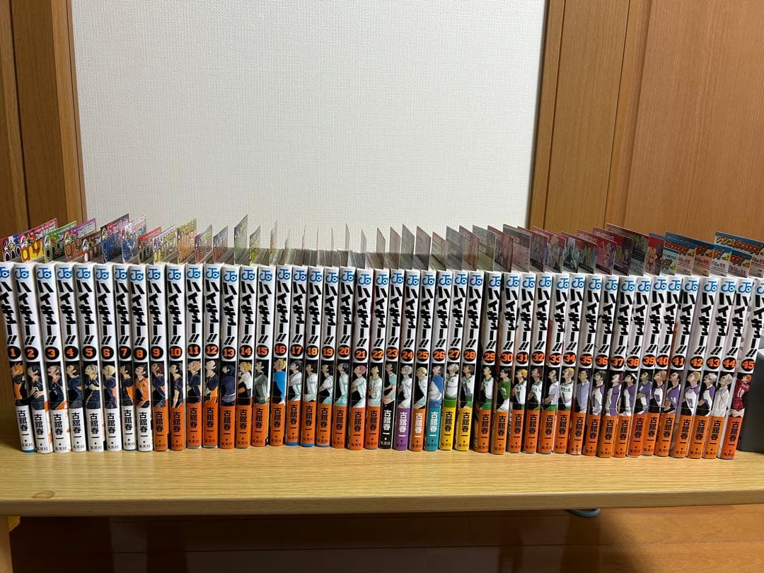 mizuzoo3【美品】ハイキュー！！ 全巻セット 初版 帯 ジャンパラ付