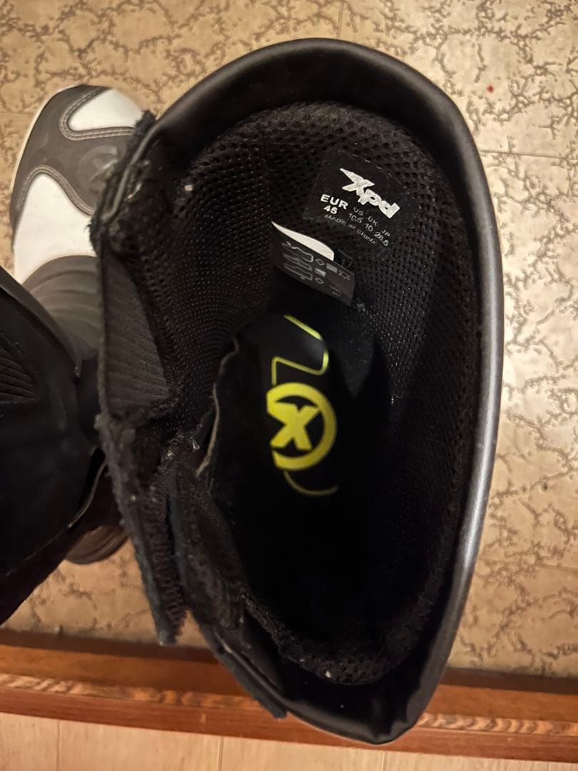 XPD バイク用ブーツ 白/黒