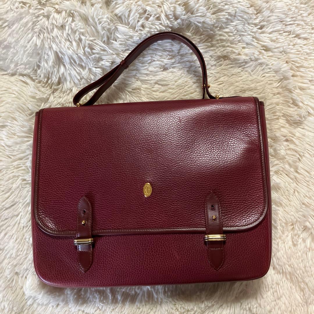 カルティエ　保証カード付き　書類バッグ　ビンテージ品