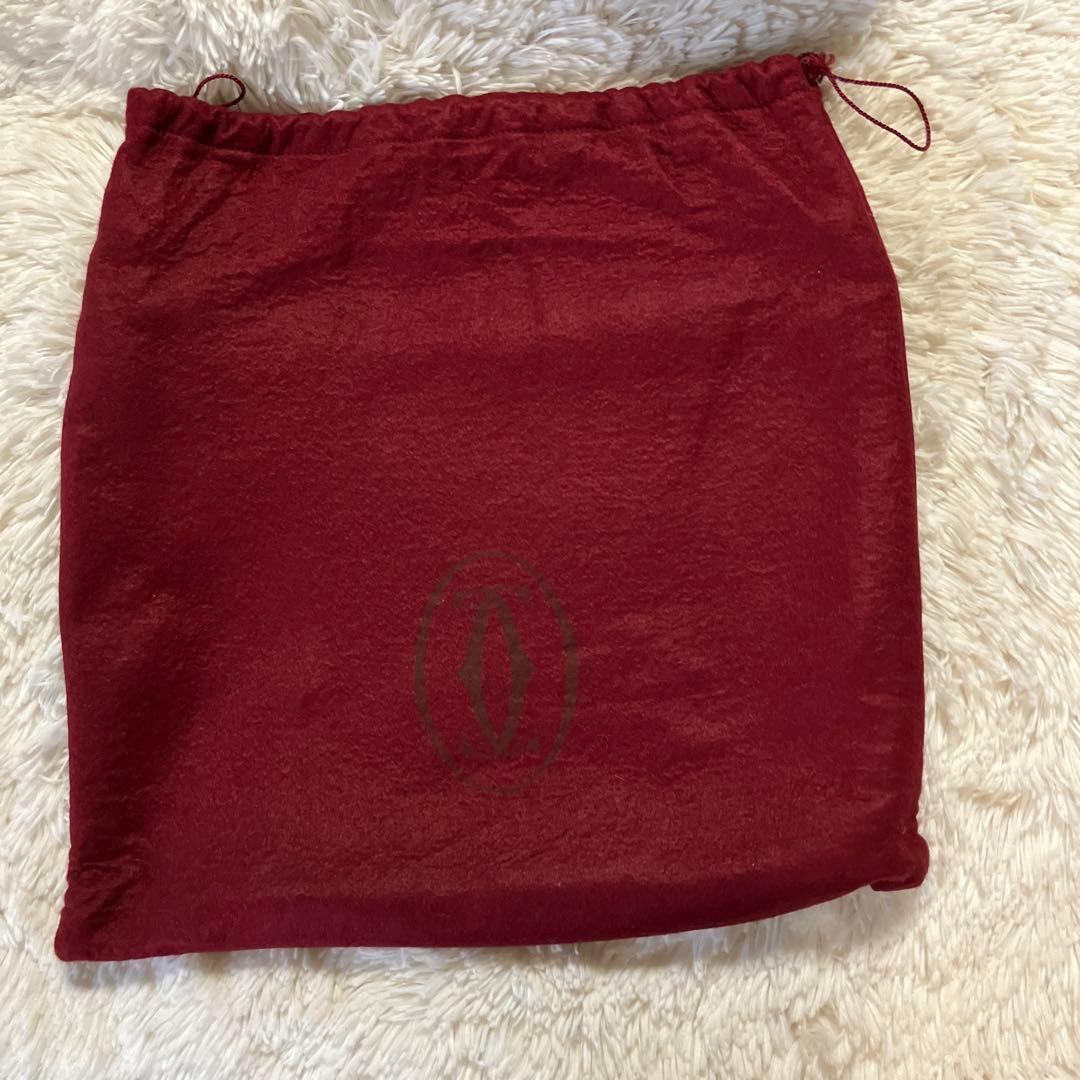 カルティエ　保証カード付き　書類バッグ　ビンテージ品