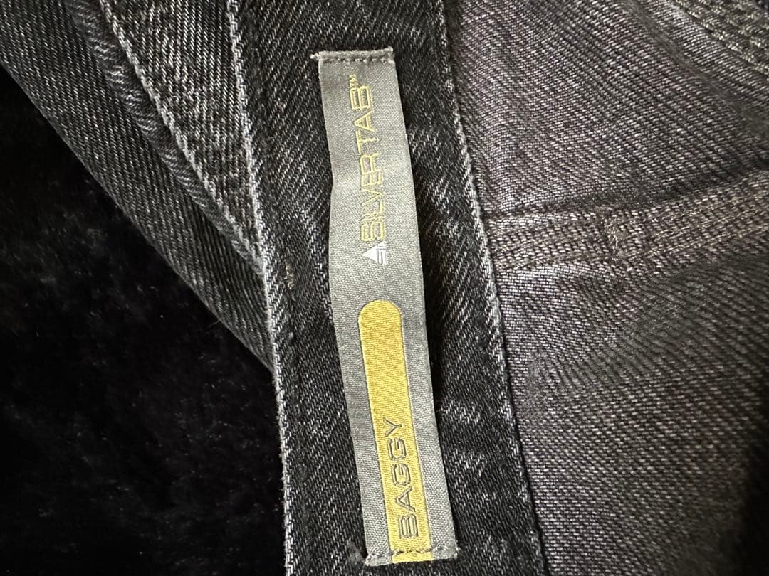 32×30リーバイス シルバータブ バギーカーペンター　・BLACK・