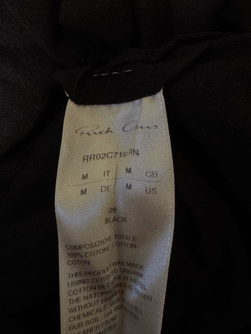 RICK OWENS オーバーサイズ ノースリーブ カットソー