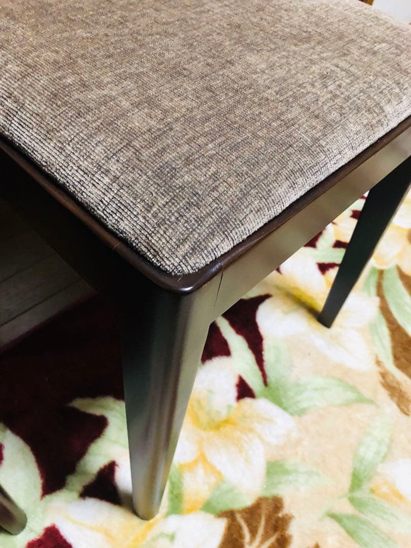 SOGO／相合家具　ブラウンファブリック　ダイニングチェア　2脚セット　③