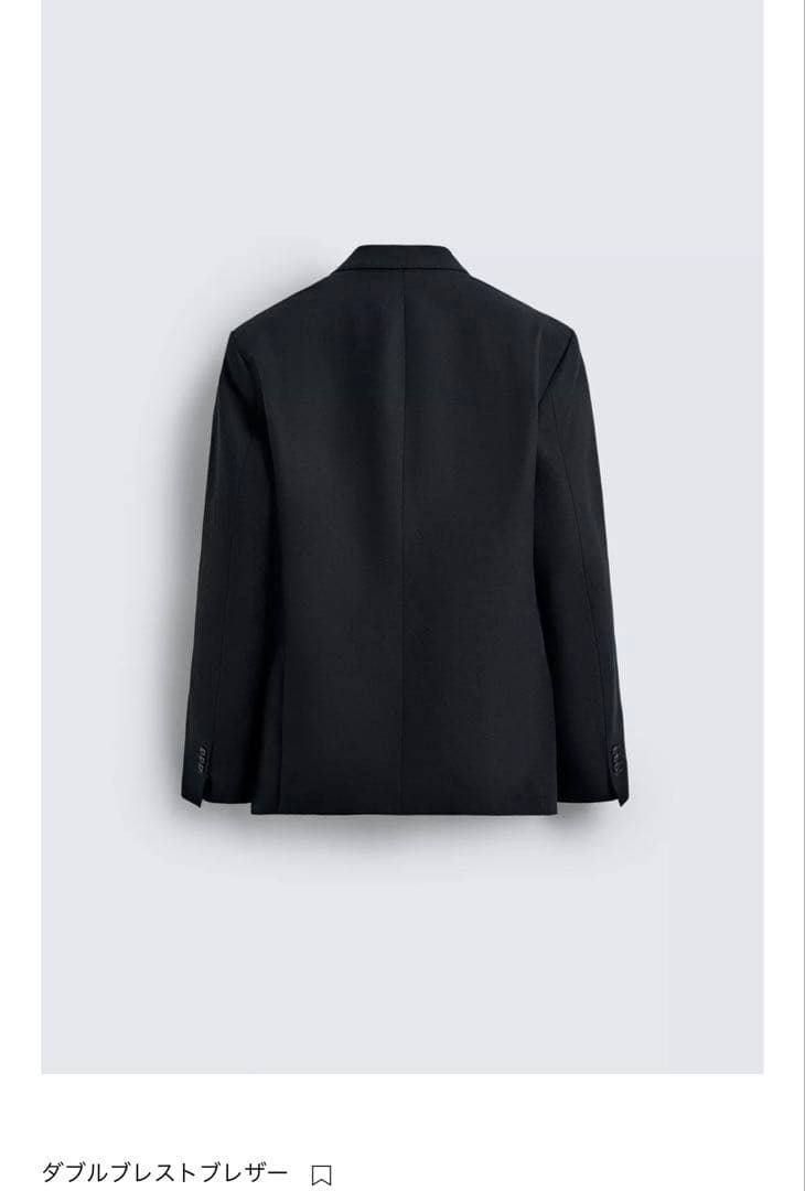 ZARA ダブルブレストブレザー