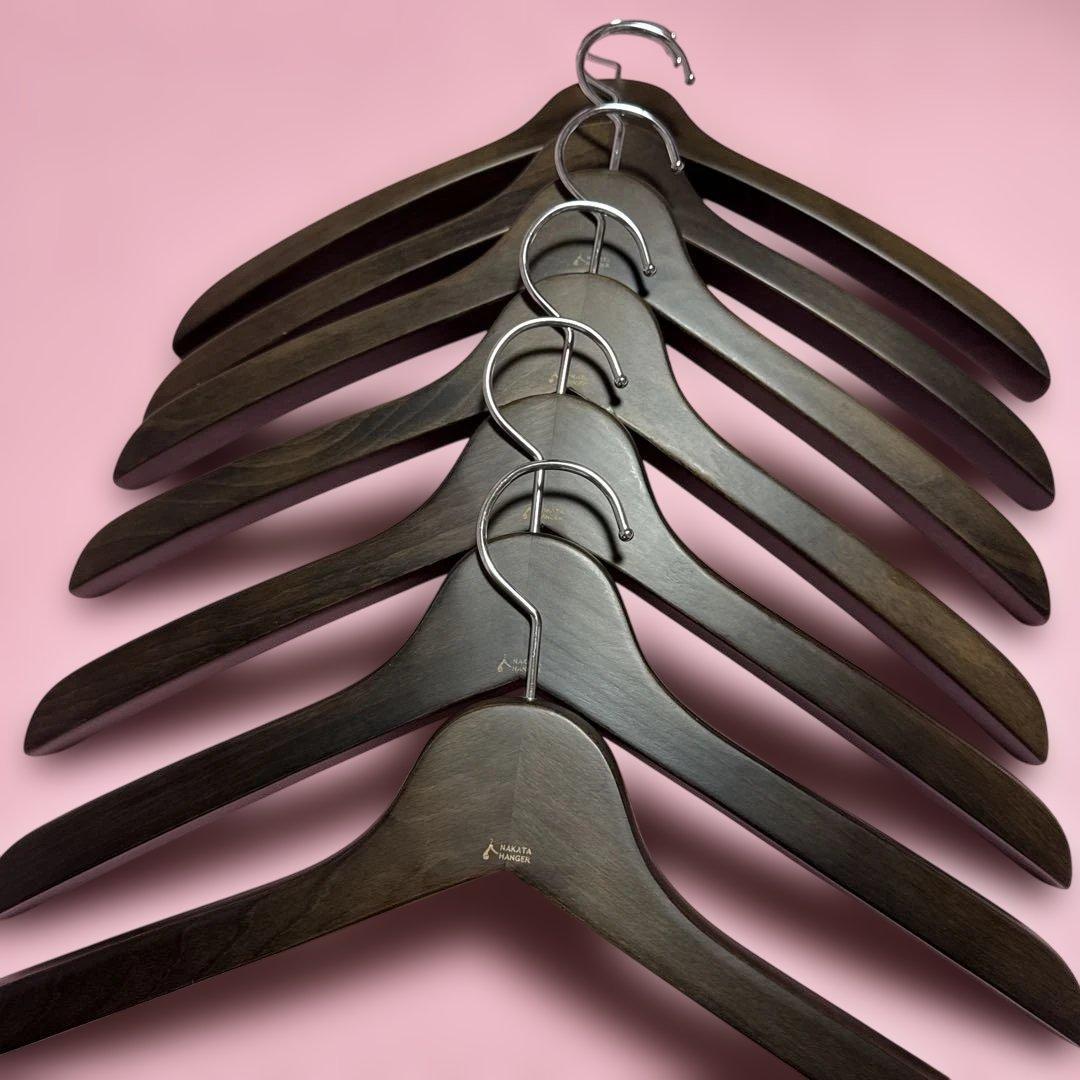 高級ハンガー ナカタNAKATA ハンガーまとめ売り7本