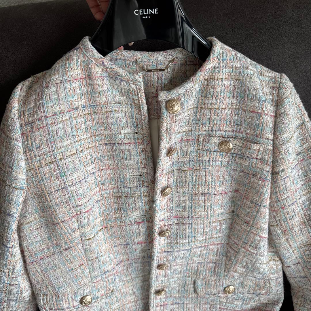 ツイードジャケット　セルフォード　36