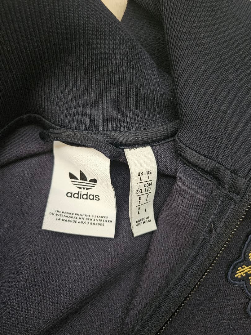 ユベントス アディダス ジップアップジャケット ネイビー