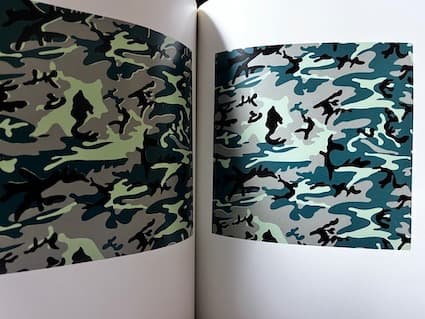 アート・デザイン・音楽 Andy Warhol Camouflage