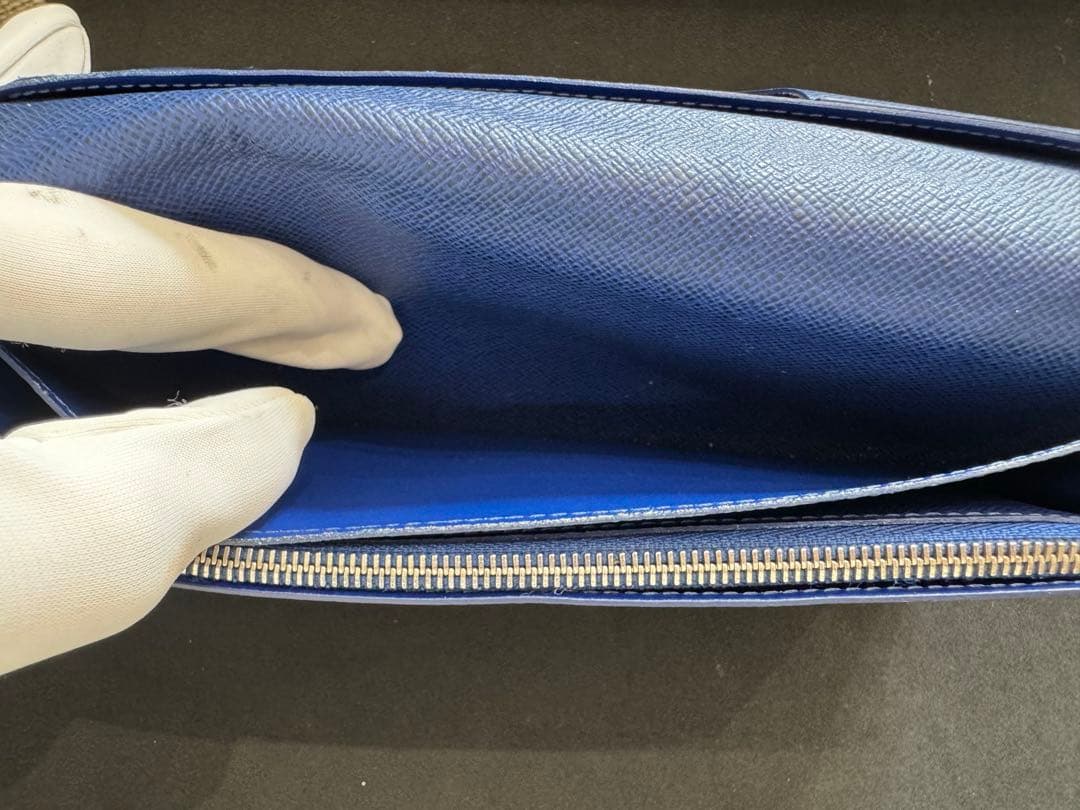 ノ*エ様 ポルトフォイユ・ブラザ　ルイヴィトン　タイガラマ　ブルー限定ショッパー