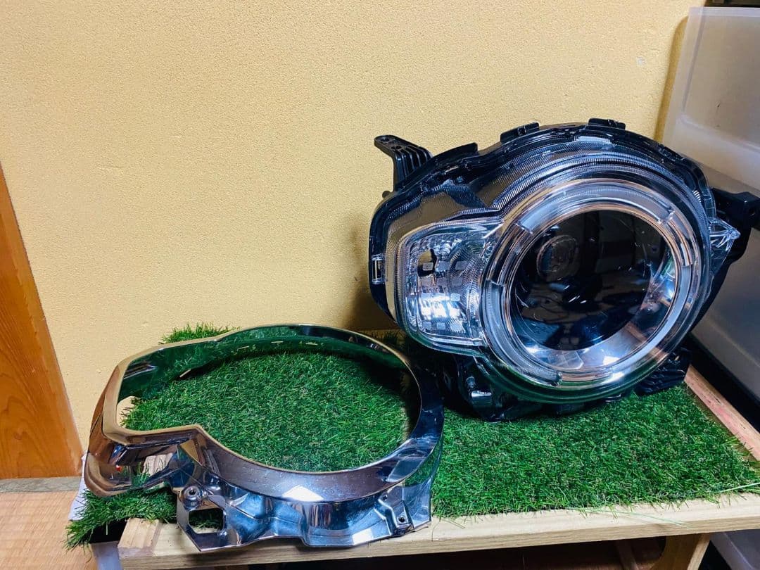 スズキ ハスラー LEDヘッドライト クローム仕上げ