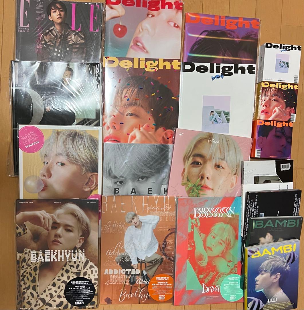 EXOベクヒョンアルバム他まとめ売り19点BAEKHYUN