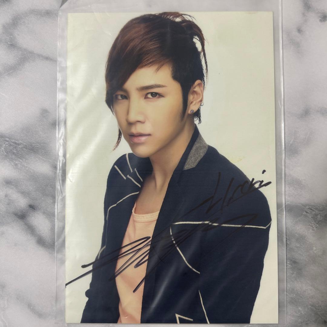 チャン・グンソク　直筆サイン入り写真＋おまけ写真付き