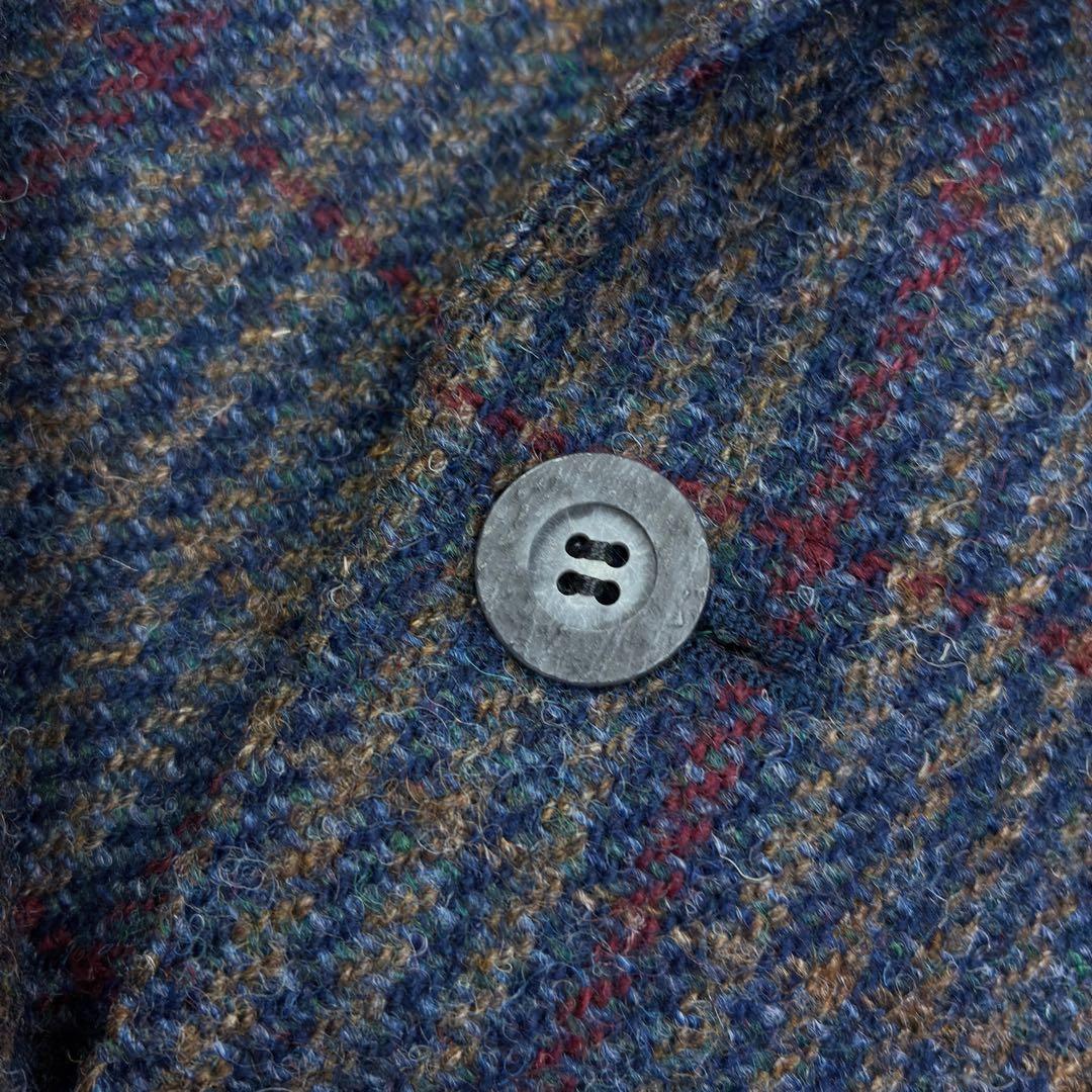 美品　エルメネジルドゼニア　ツイード　ウィンドウペンチェック　テーラード　2XL