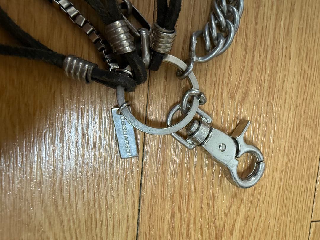 DSQUARED2 ディースクエアード ウォレットチェーン シルバー　ディーゼル