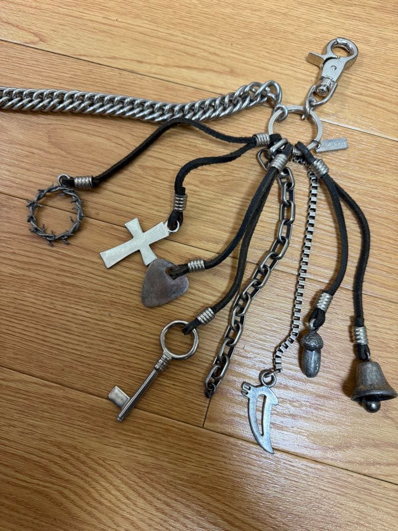 DSQUARED2 ディースクエアード ウォレットチェーン シルバー　ディーゼル