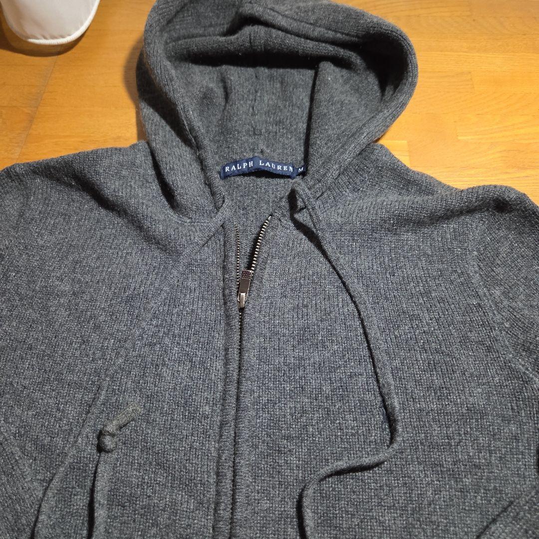 Ralph Lauren カシミア混ニット　ラルフローレン　フードパーカー