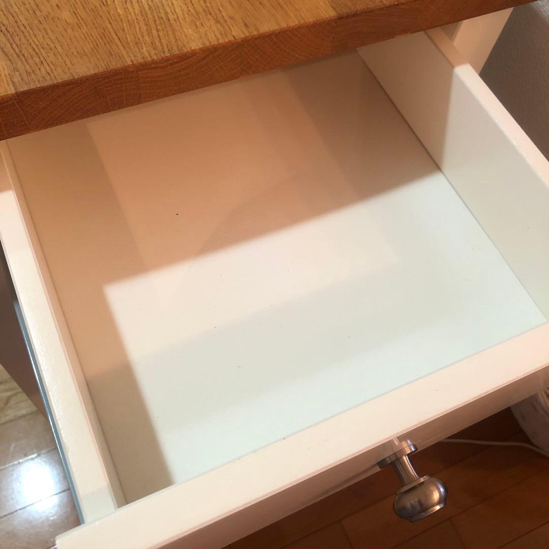 【廃番　たのメル便5,000円込】　IKEA Stenstorp キッチンワゴン