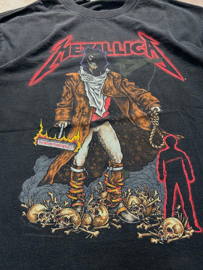 90s LLICA Pushead パスヘッド バンドT 1994 L