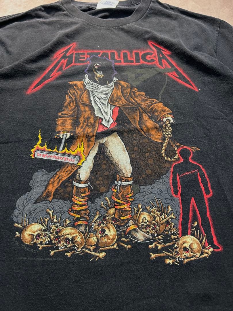 90s LLICA Pushead パスヘッド バンドT 1994 L